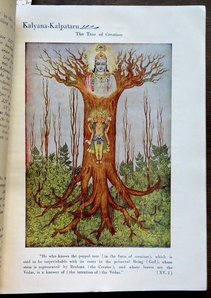 Kalyana Kapataru Aug 1948 –  Geeta Tattva Number III 248pgs + plates – India Ӝ