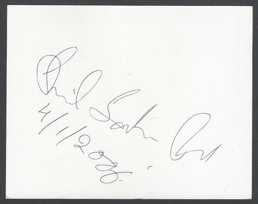 AOP India CRICKET Shiv Sarkar Paul signed autograph card