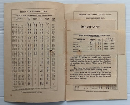 AOP india Feb 1935 GOODYEAR India Tyres Price List 