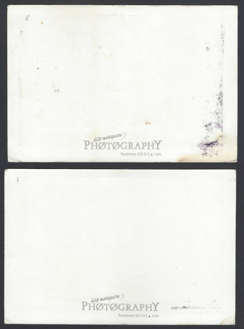 India PONDICHERRY vintage colour postcards (2)