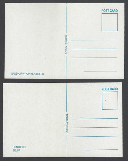 AOP India ARCHITECTURAL VIEWS OF BELUR packet of 10 picture postcards