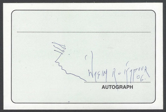 AOP Washim Kapoor, Artist pen sketch on autograph card India