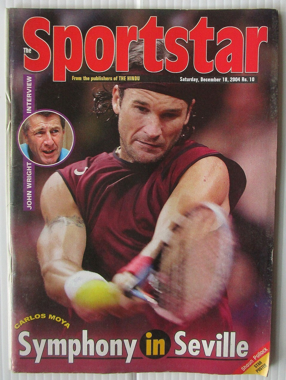 India Sports Star 2004 with much Cricket coverage (5 issues)