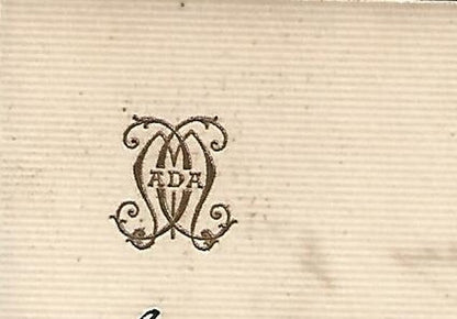 AOP India 1887 crested letter