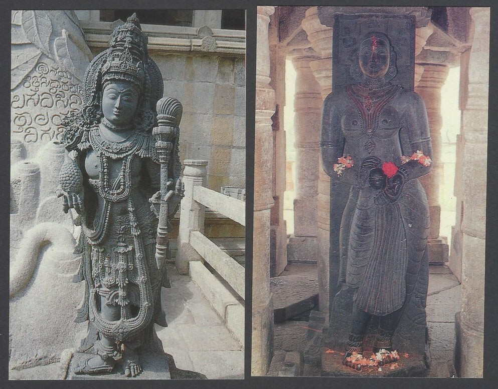 AOP India HISTORICAL VIEWS OF SHRAVANABELAGOLA packet of 10 picture postcards