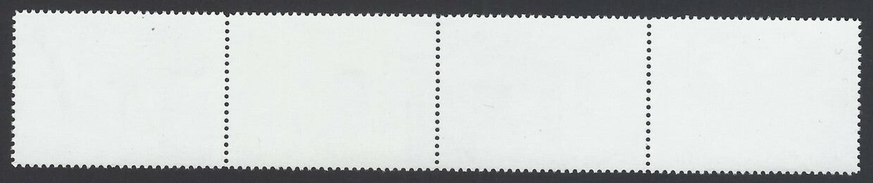 India 2005 Breeds of Dogs  se-tenant strip of 4 MNH