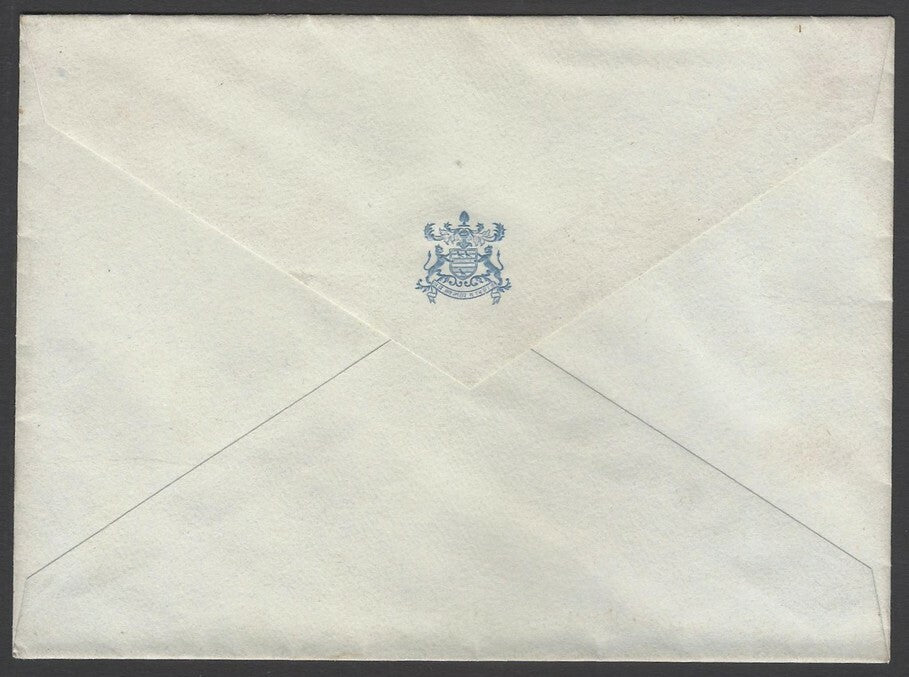 AOPIMT India crested Coat of Arms envelope Unidentified State