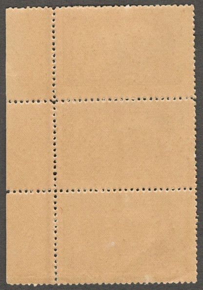 (AOP) India BHOPAL State 1940 1/4a blue TIGER strip of 3 MNH. SG O344 £30