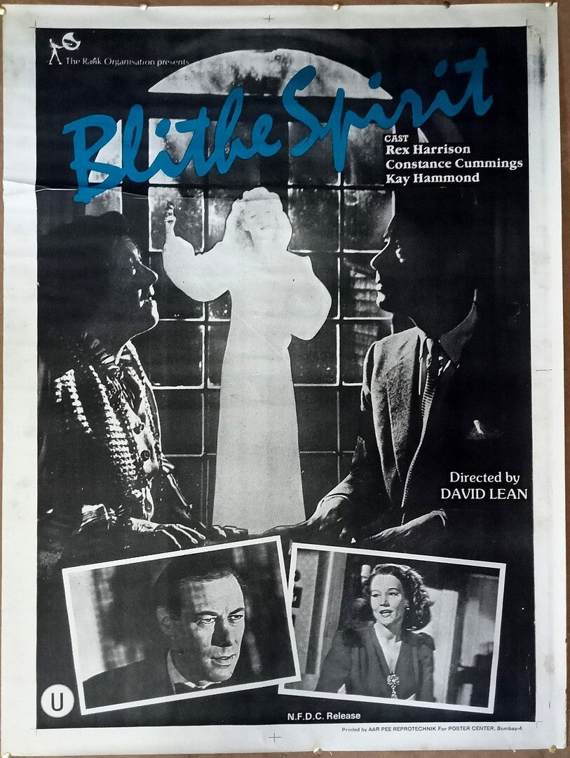 Blithe Spirit - David Lean 1945 vintage India poster 30"x"40