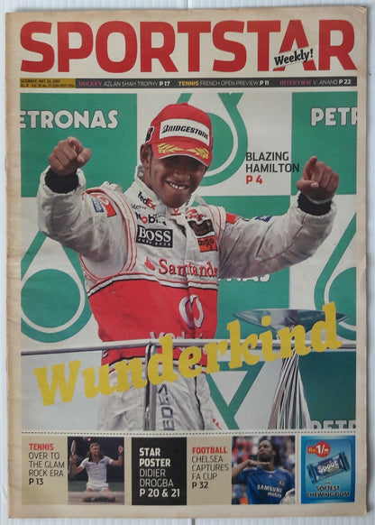India Sportstar 2006-11 RACING cover issues 10” X 13” (5)