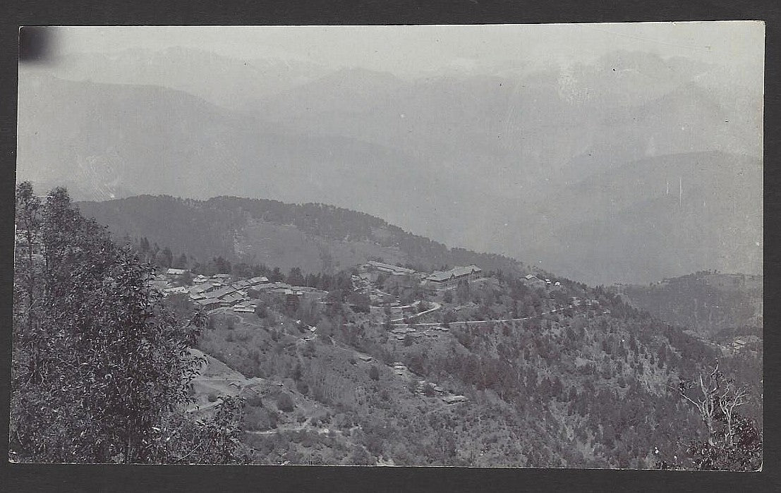 India 1917 photograph Balun Barracks Dalhousie 8.5cm x 13.5cm