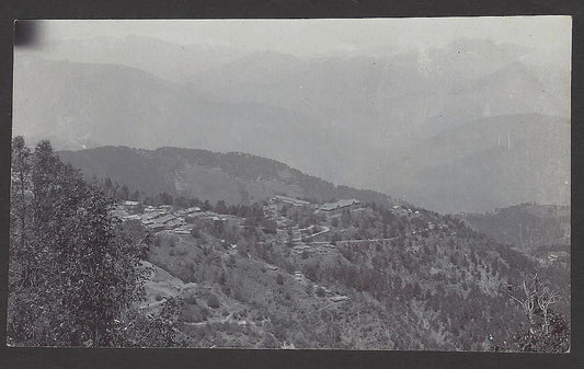 India 1917 photograph Balun Barracks Dalhousie 8.5cm x 13.5cm