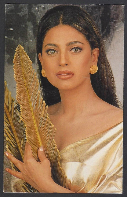 AOP India Bollywood vintage postcard JUHI CHAWLA