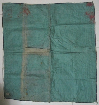 Vintage multipurpose hand stitched Indian mat – stylized zodiac