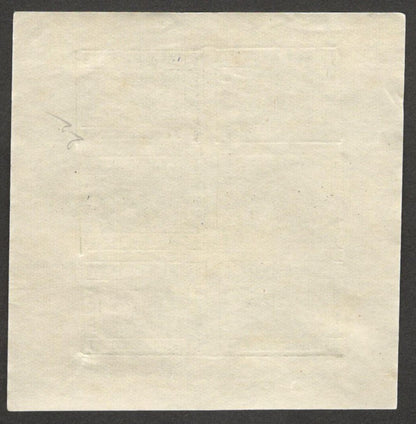 (AOP) India JAIPUR STATE 1911 1/2a grey blue unused sheet SG 19