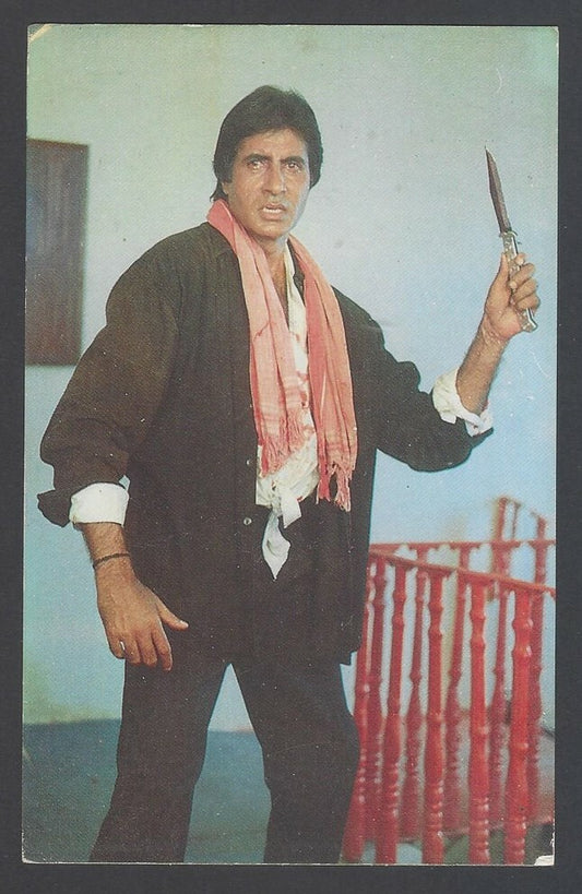 AOP Bollywood vintage postcard AMITABH BACHCHAN
