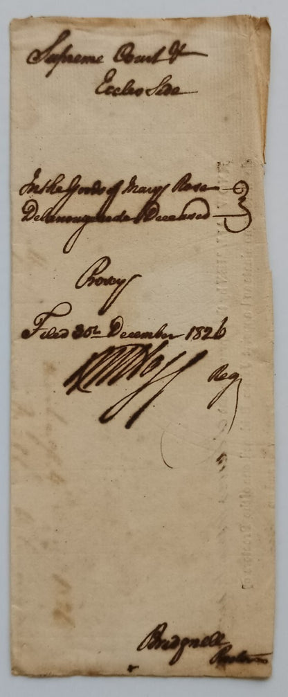 AOP India 1826 Supreme Court, Fort Williams, Calcutta document