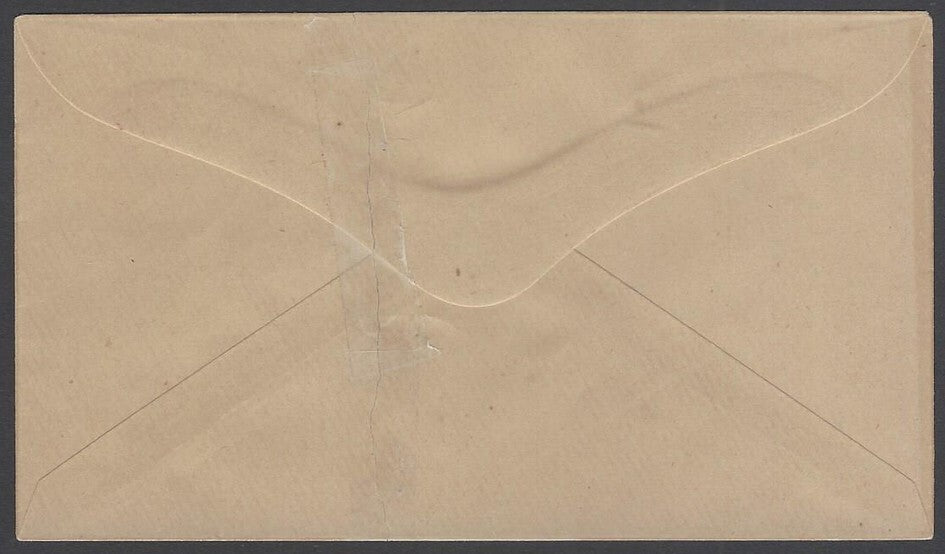 AOP India Rajasthan State 1/2a chestnut envelope unused. HG #B1