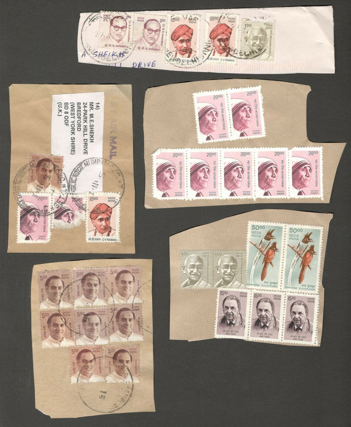 AOP India on paper mix including much high values 350+