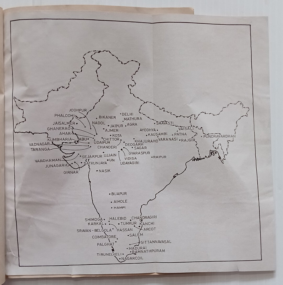 AOP India 1986 JAINA SHRINES IN INDIA book with illustrations & map sc