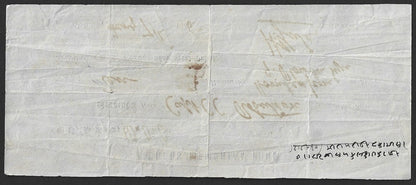 India 1856 Forbes Memorial Fund receipt