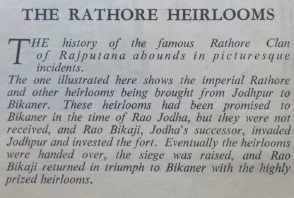 India the Rathore Heirlooms vintage Print 17cm x 23cm