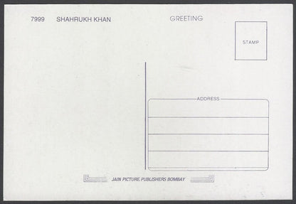 AOP India Bollywood vintage postcard SHAH RUKH KHAN