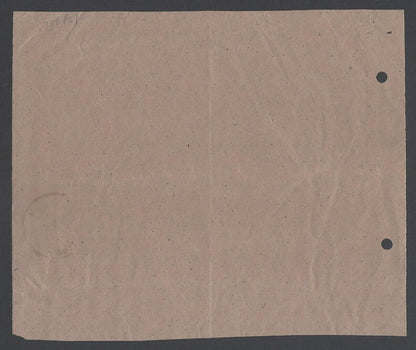 AOPIMT India 1946 OHMS VPP parcel front with KGVI Officials 9p, 1a & 2a