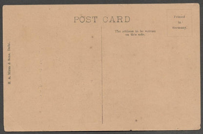 AOP India Pithoras Temple, Delhi vintage postcard