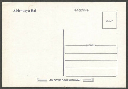 AOP India Bollywood AISHWARYA RAI vintage postcard 