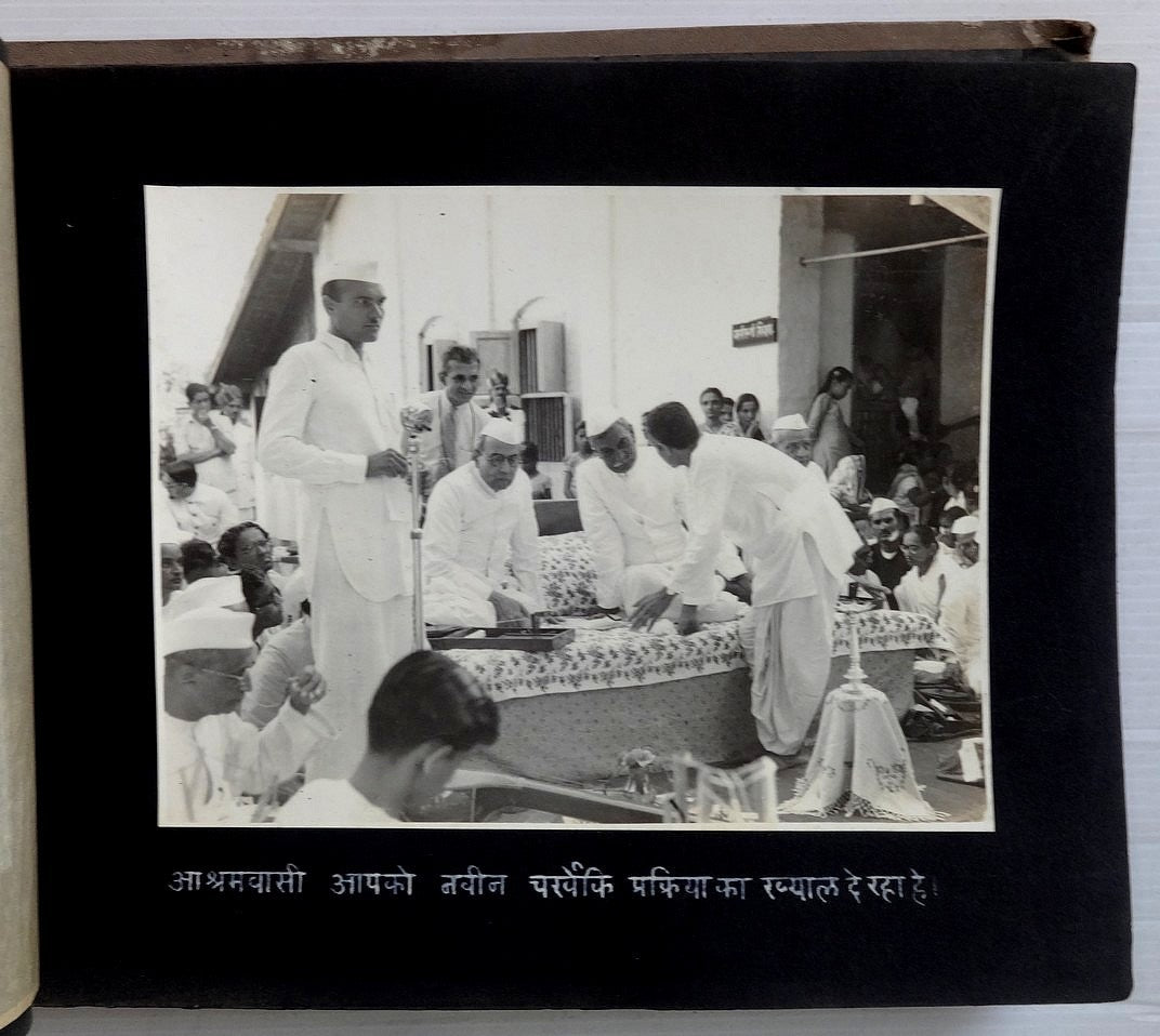 India 1950 photo album President Rajendra Prasad in BARDOLI 27 photos zaz