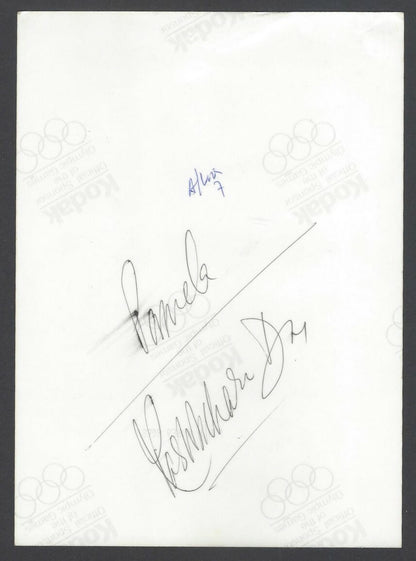 AOP India Pamela Bordes, Photographer signed photo 