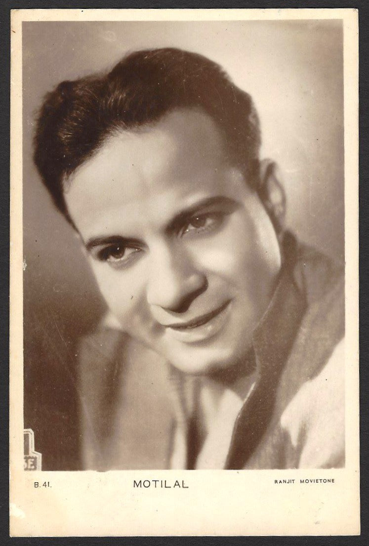 India Ranjit Movietone real photo postcard – MOTILAL