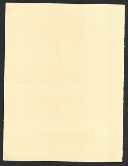 India 25p Meghdoot Gandhi postal stationery card pair, one PRINTED DOUBLE error