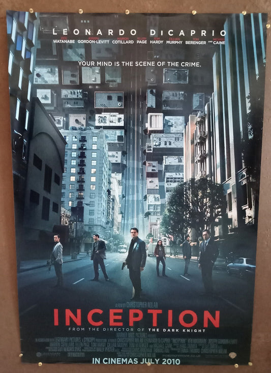 2010 Inception 1 sheet India poster Leonardo DiCaprio