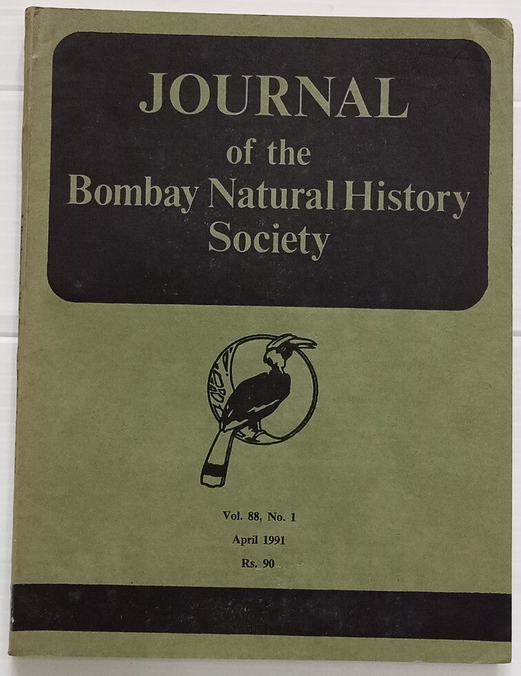 AOP India JOURNAL OF THE BOMBAY NATURAL HISTORY SOCIETY April 1991