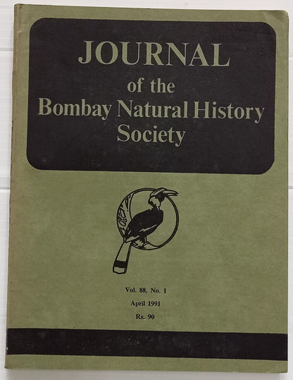 AOP India JOURNAL OF THE BOMBAY NATURAL HISTORY SOCIETY April 1991