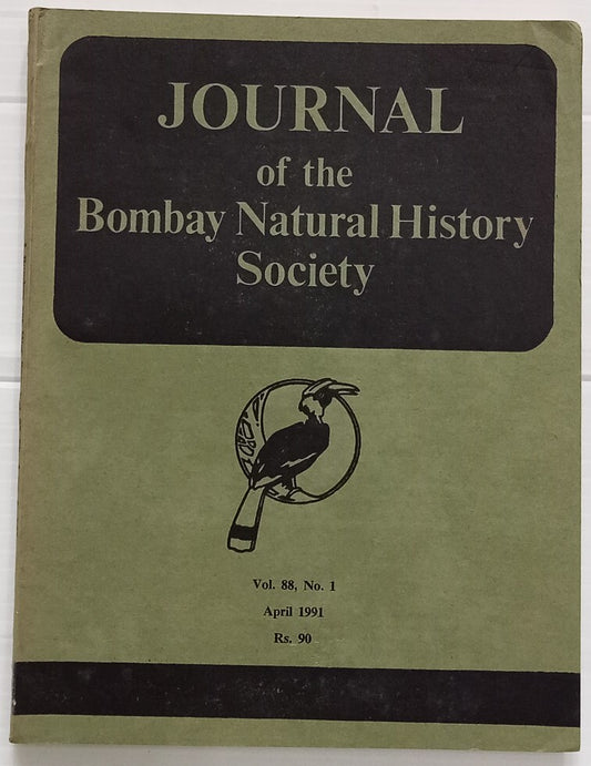 AOP India JOURNAL OF THE BOMBAY NATURAL HISTORY SOCIETY April 1991