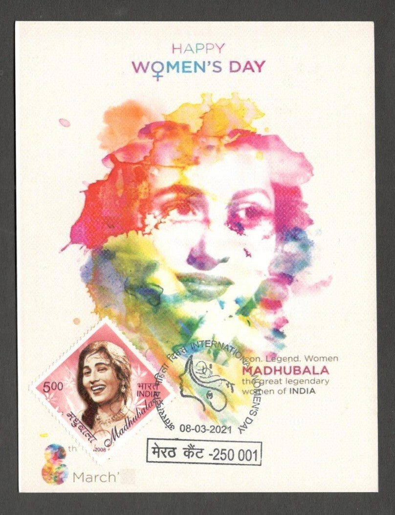 AOP India 2021 WOMEN'S DAY set of 6 special maxi cards with labels