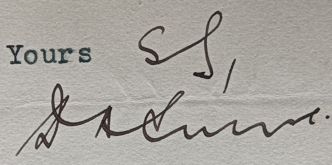 India 1933 crested letter DIWAN TO CHHATRAPATI MAHARAJA OF KOLHAPUR signed