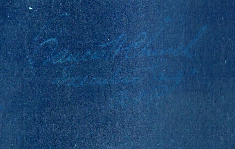 India 1899 Jetalsar Rajkot Railway signed LAND PLAN map blue print 20.5” x 36”