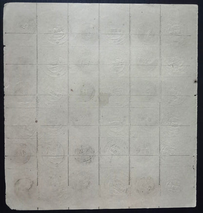 India 1957-68 Post Office daily postmark proof impression sheets (18)
