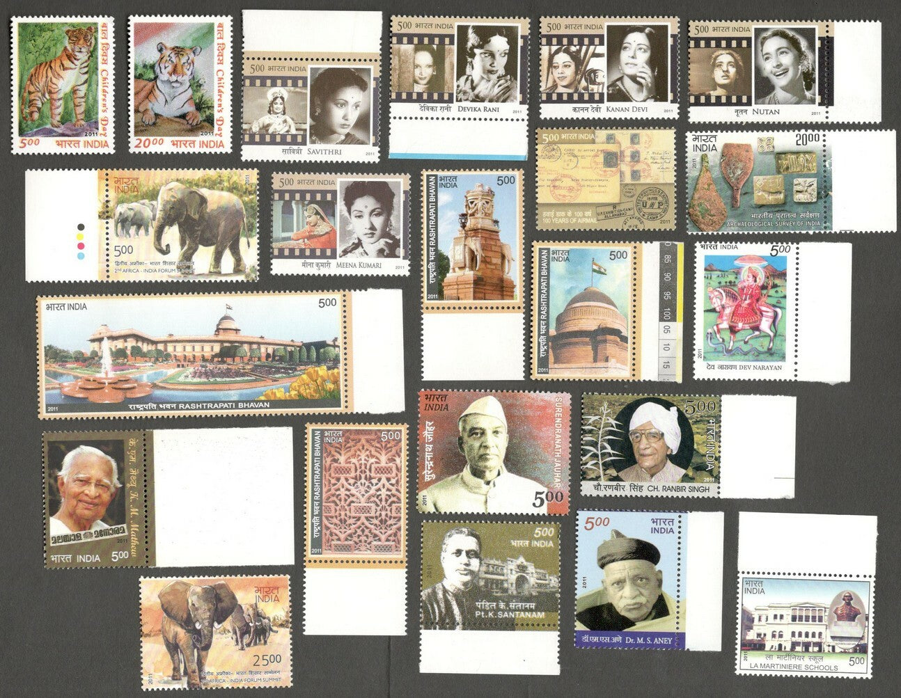 AOP India 2011 Year Pack MNH