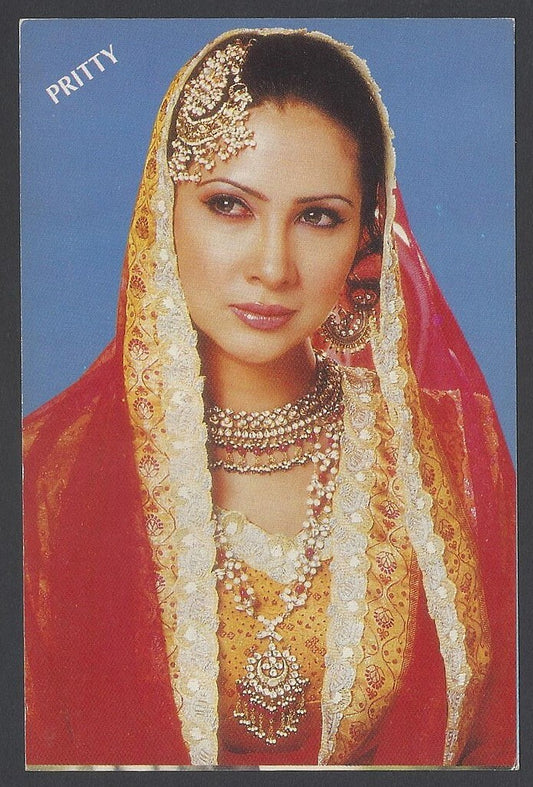 AOP India Bollywood  KIM SHARMA vintage postcard