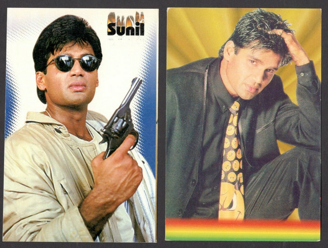 India Bollywood vintage postcards SUNIL SHETTY (6)