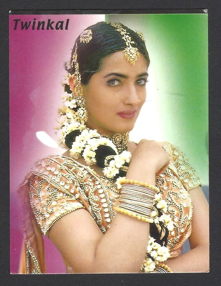 AOP Bollywood India promotional pocket calendar 2002 TWINKLE KHANNA