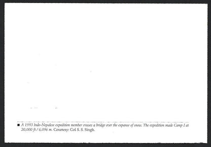 India 2003 Mount Everest maximum card