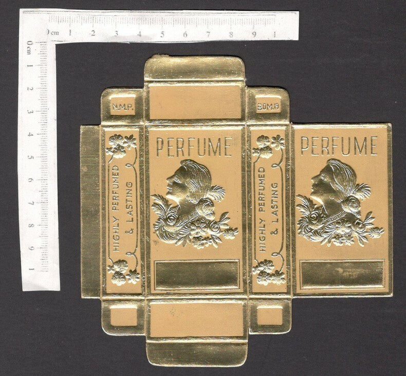 India vintage Embossed Perfume Box