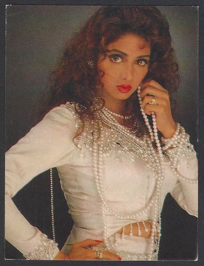 AOP India Bollywood 1996-97 pocket calendar SRIDEVI