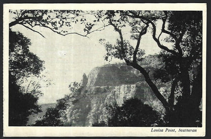 India MATHERAN vintage postcard Louisa Point